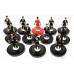 Subbuteo Andrew Table Soccer Panathinaikos away 2017-18 on Classic Hasbro Bases
